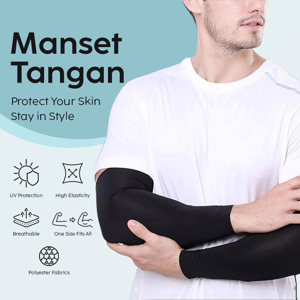 Manchettes de Protection UV COIS Haute Élasticité 5PCS – Protection Solaire & Confort Respirant