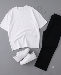 Ensemble T-shirt Oversize Coton + Baggy Jogger – Confort Streetwear Premium