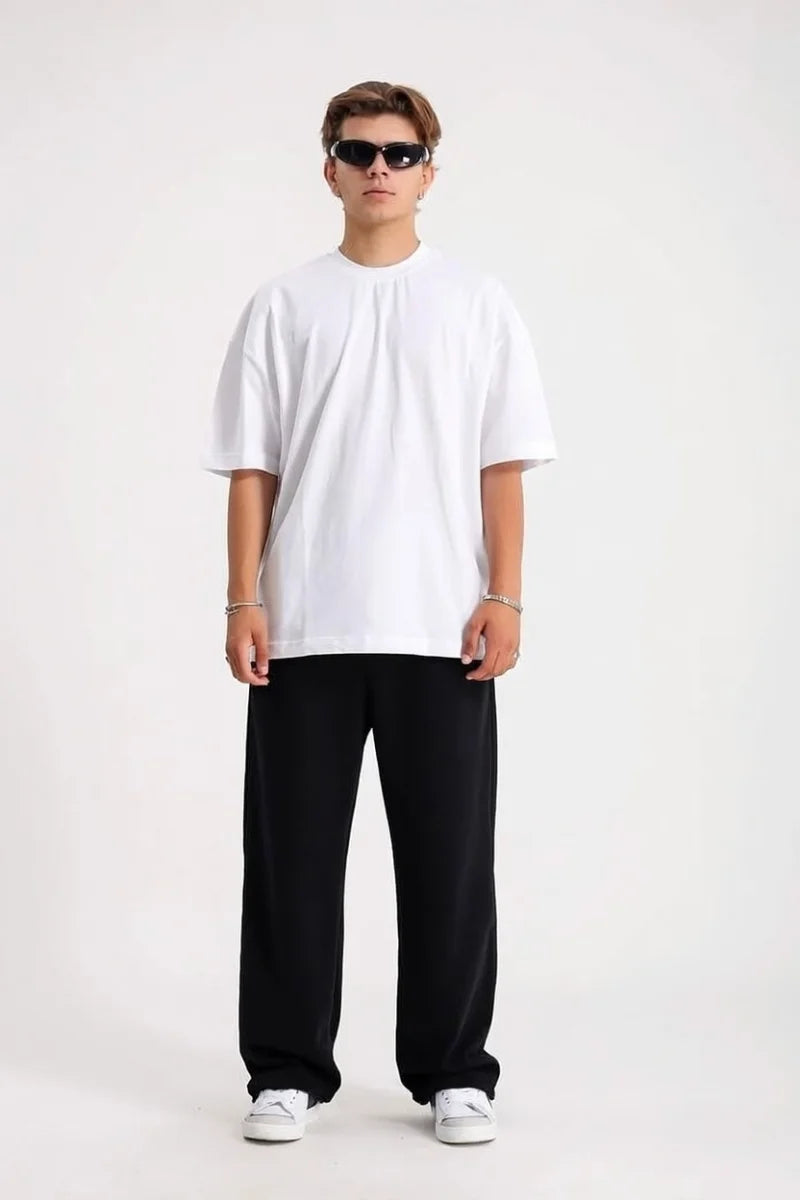 Ensemble T-shirt Oversize Coton + Baggy Jogger – Confort Streetwear Premium