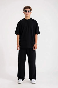 Ensemble T-shirt Oversize Coton + Baggy Jogger – Confort Streetwear Premium