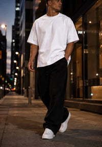 Ensemble T-shirt Oversize Coton + Baggy Jogger – Confort Streetwear Premium