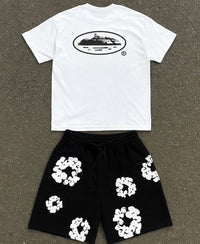 Ensemble CORTEIZ Short & T-Shirt Oversize Haute Qualité – Streetwear Premium & Confort Absolu