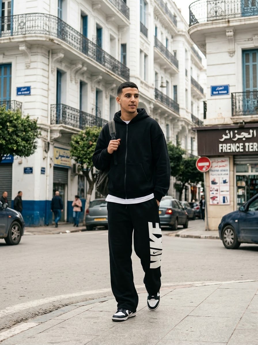 Baggy Nike à Côté Premium Qualité – Style Streetwear Moderne & Confort Ultime