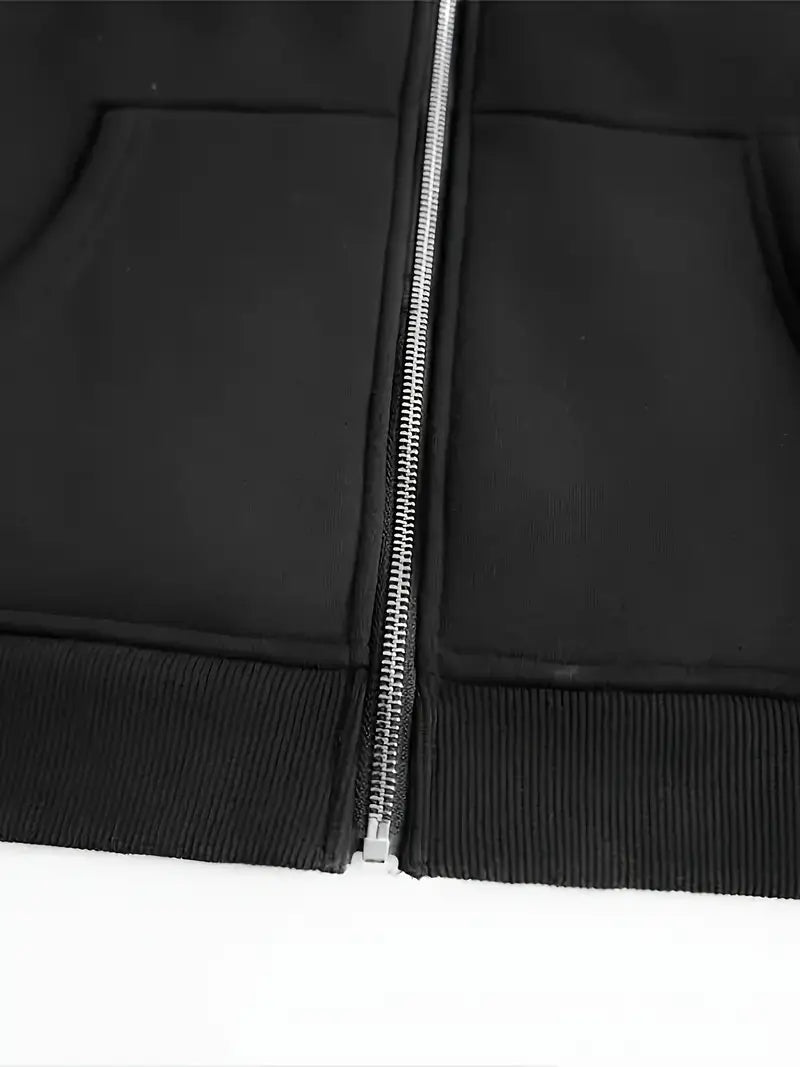 Balaclava Ninja Zipper Hoodie – Veste d’Hiver Tactique Confortable & Style Urbain