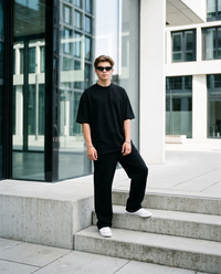Ensemble T-shirt Oversize Coton + Baggy Jogger – Confort Streetwear Premium
